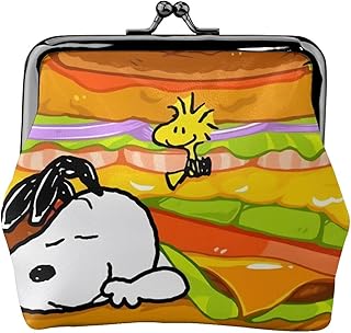 スヌーピー (6) 小銭入れ コインケース ミニ財布 PUレザー 小物入れ コンパクト かわいい カード お札 診察券など収納 誕生日 プレゼント