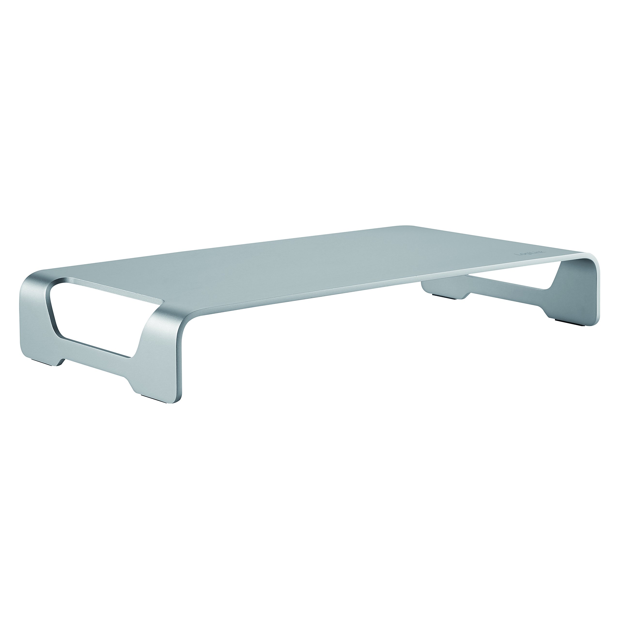 LogiLink BP0033 - Accessori per supporto TV: rialzo per monitor in alluminio (spessore: 5 mm), portata massima 20 kg