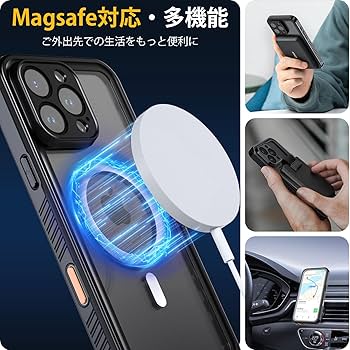 Amazon.co.jp: 【防水・米軍基準・MagSafe対応】UMITTOS iPhone
