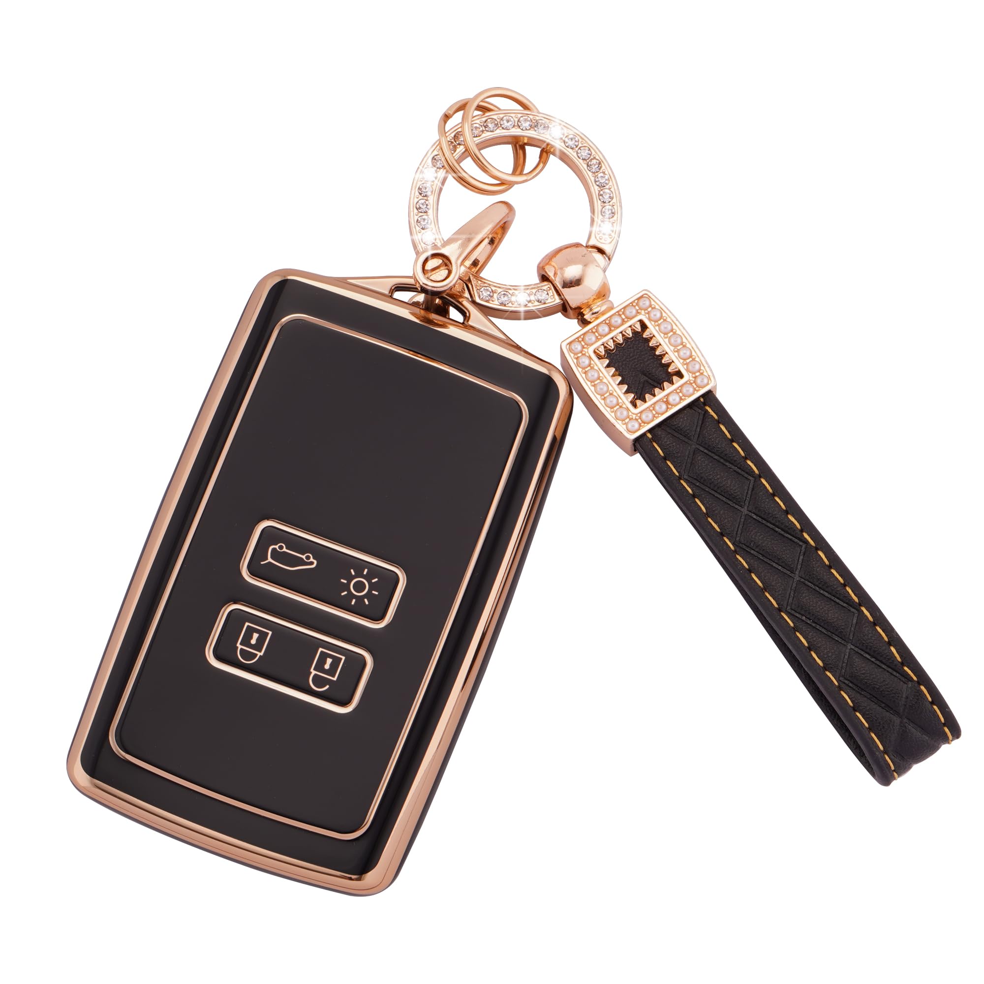 Custodia Portachiavi Vera Pelle Per Renault E Dacia | 4 Tasti | Kadjar, Clio, Captur, Duster - Foto 3