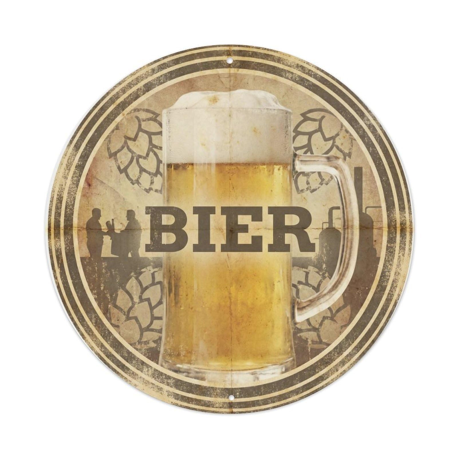 Beer German Travel Brew House Drink Culture Classic Metal Tin Sign
