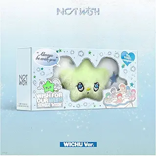 NCT WISH WISH 1st Single Album WICHU Version Package Box+1ea WICHU Keyring+1ea NFC Card+1p PhotoCard+1p Polaroid+3ea Sticker+1ea WICHU Guide+Tracking Sealed