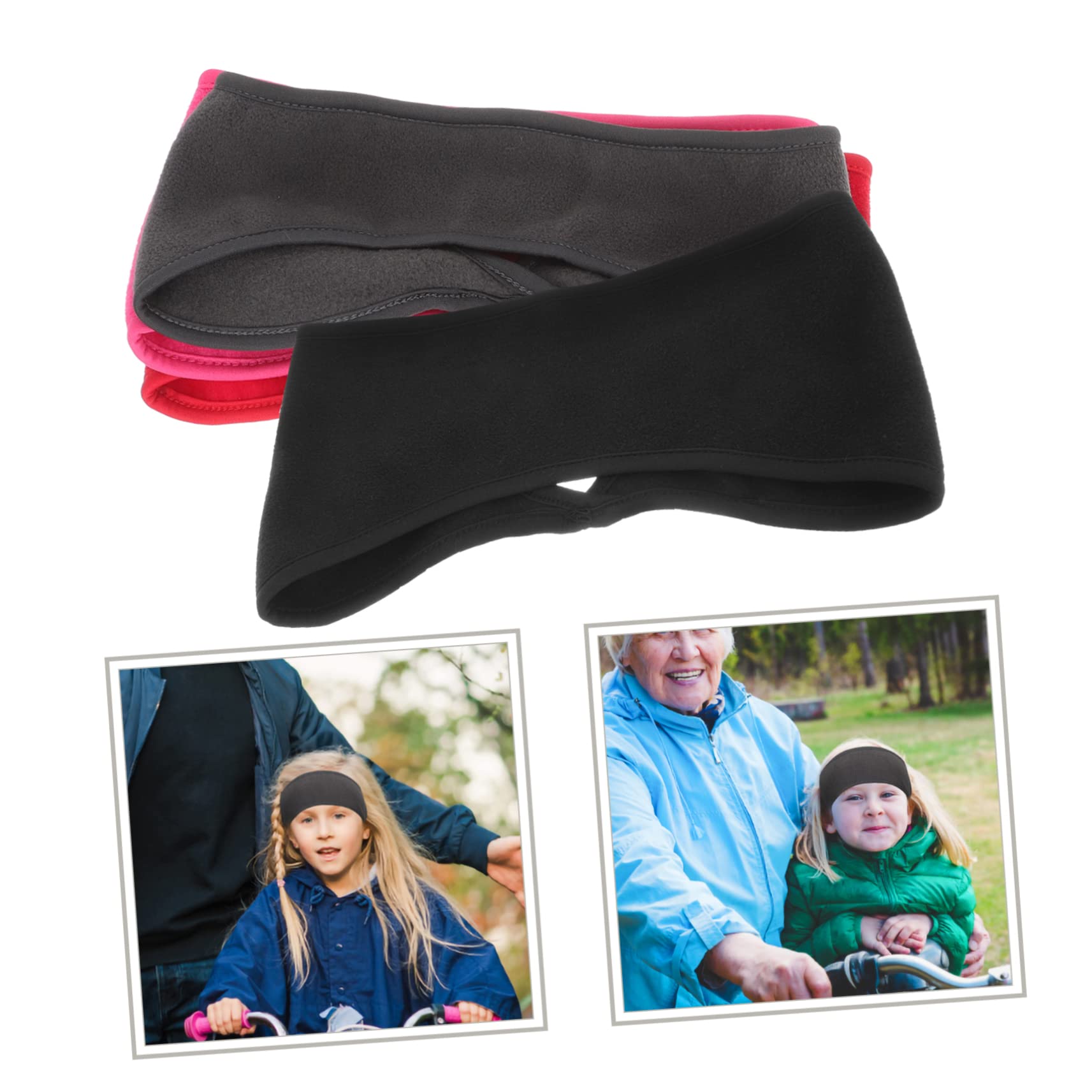 SOIMISS 12piezas Banda para Cabeza Exterior Protección De Oídos Windproof Cálida y Cómoda para Ciclismo y Running para Climas Fríos