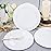 bUCLA 30PCS White Plastic Dinner Plates Disposable - Premium 10.25inch White Weddings and Party Dinner Plates