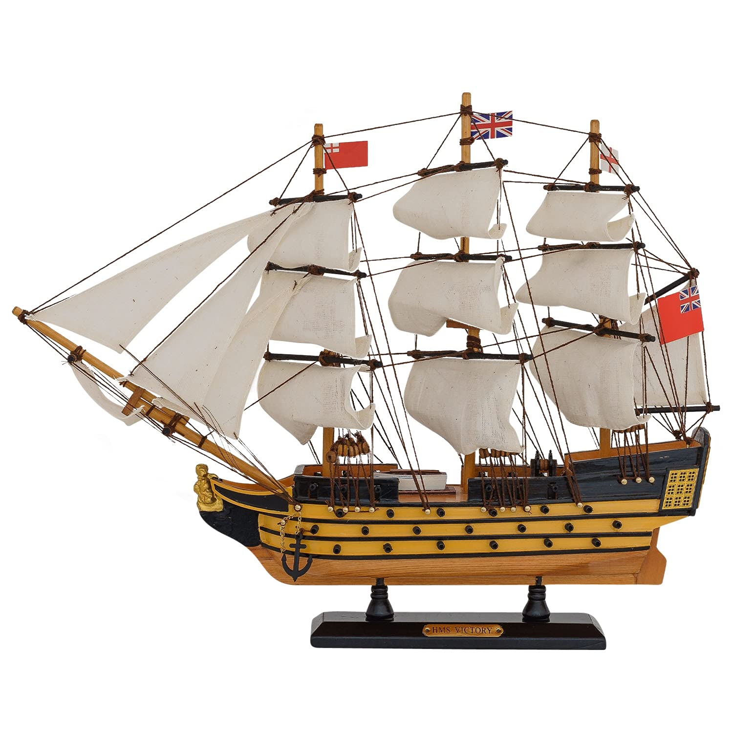 aubaho Modellschiff HMS Victory Schiff Segelschiff Maritim Deko Antik-Stil kein Bausatz