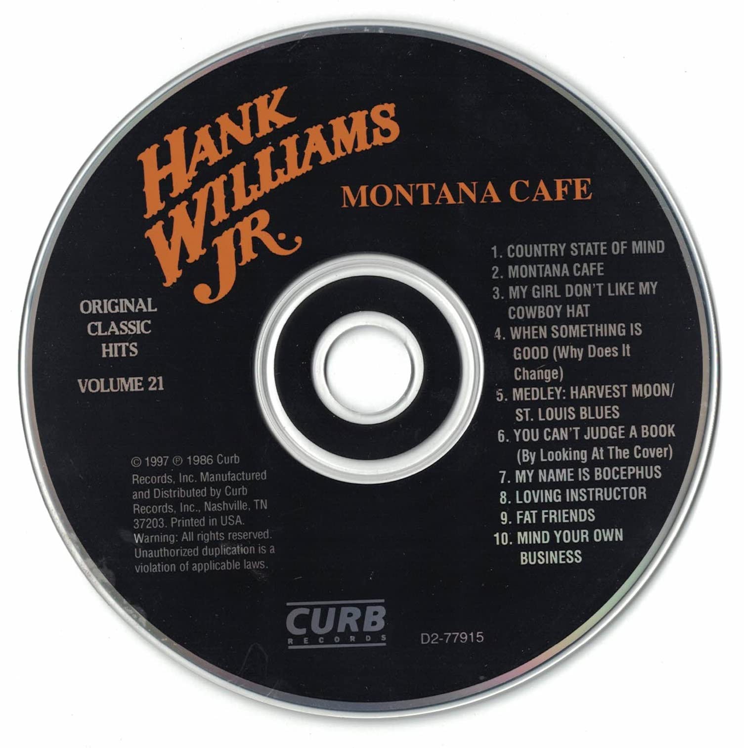 Montana Cafe [Audio CD]
