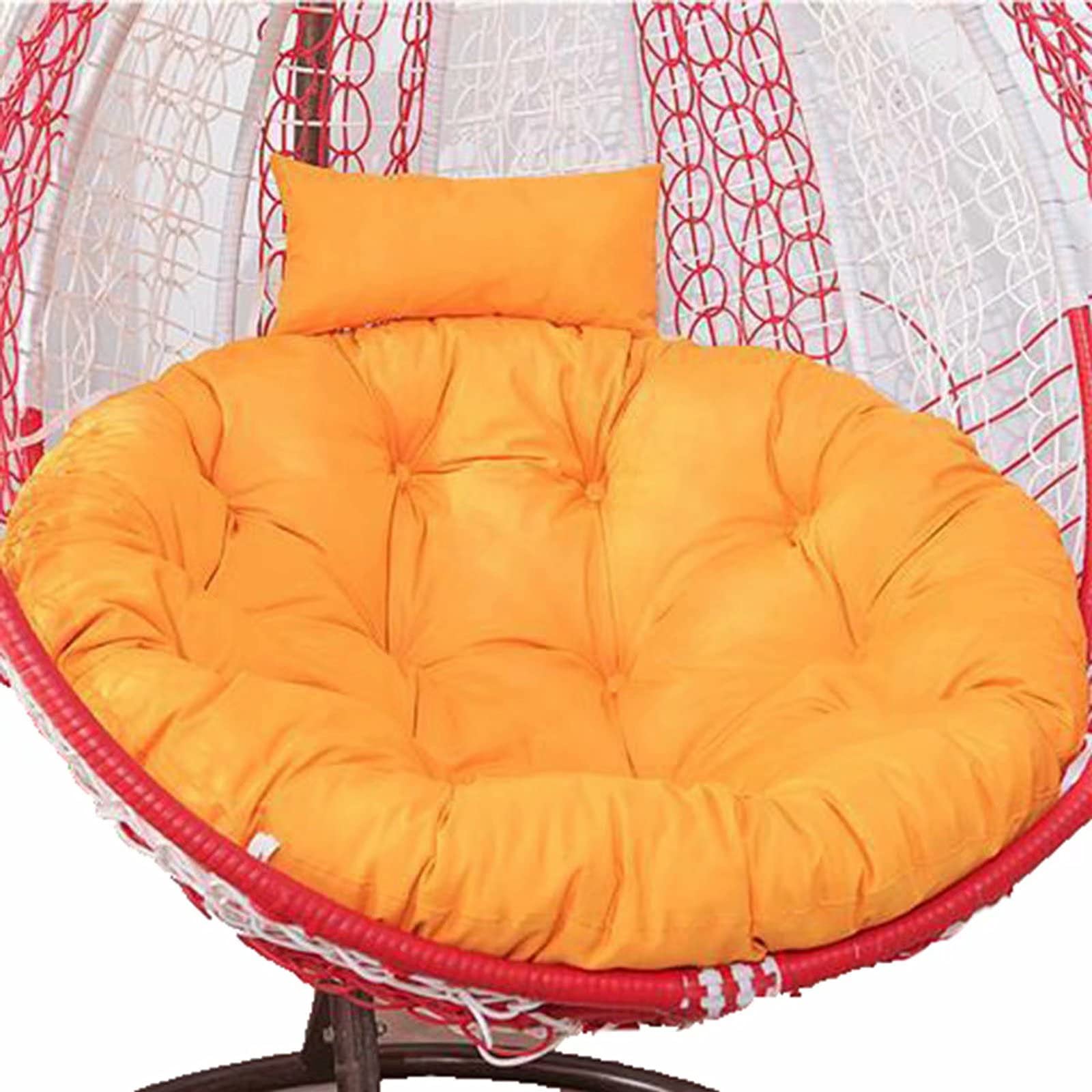 ERTsrhFD Outdoor Cushions, Hanging Chair Cushion Only, Swing Replacement, Hammock(Yellow)