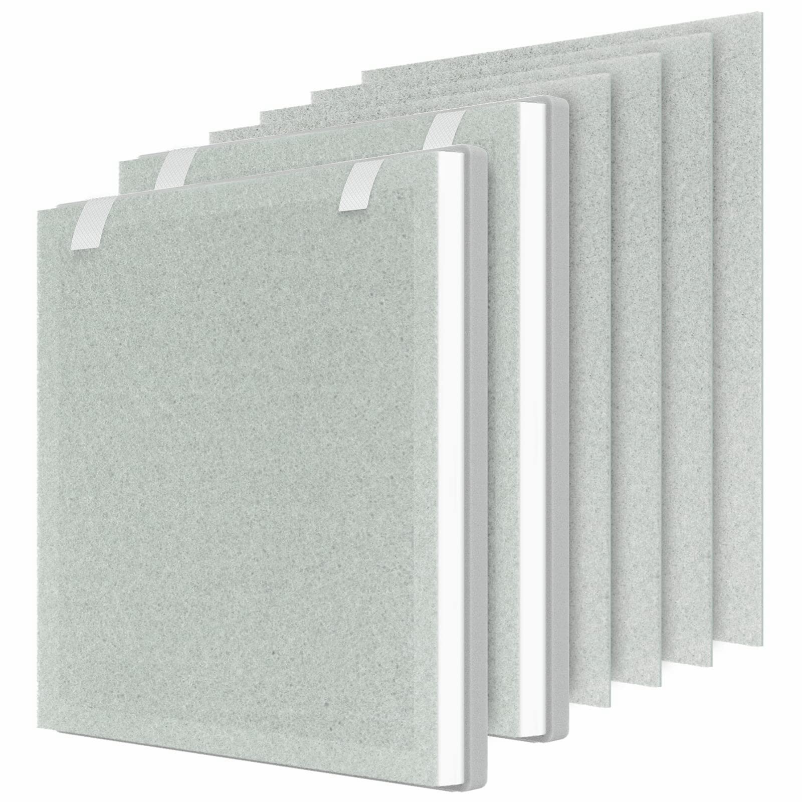 GoKBNYVital 100 True HEPA Replacement Filter Compatible with Vital 100 Purifier, Part Number Vital 100-RF, Two(2) 3-In-1 HEPA Filters + Four(4) Extra Pre-Filters