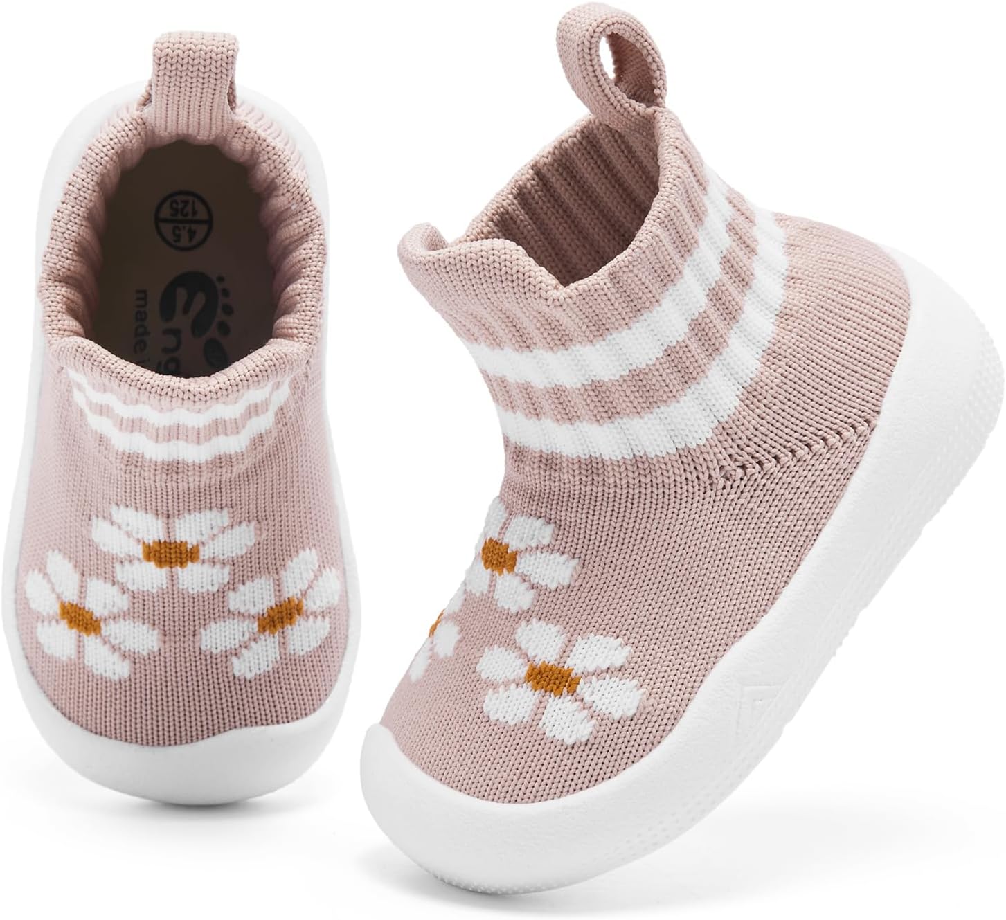 Baby Shoes & Socks - Non-Slip Breathable Slippers with Soft Rubber Sole - Baby Boys & Girls Slip On Sneakers
