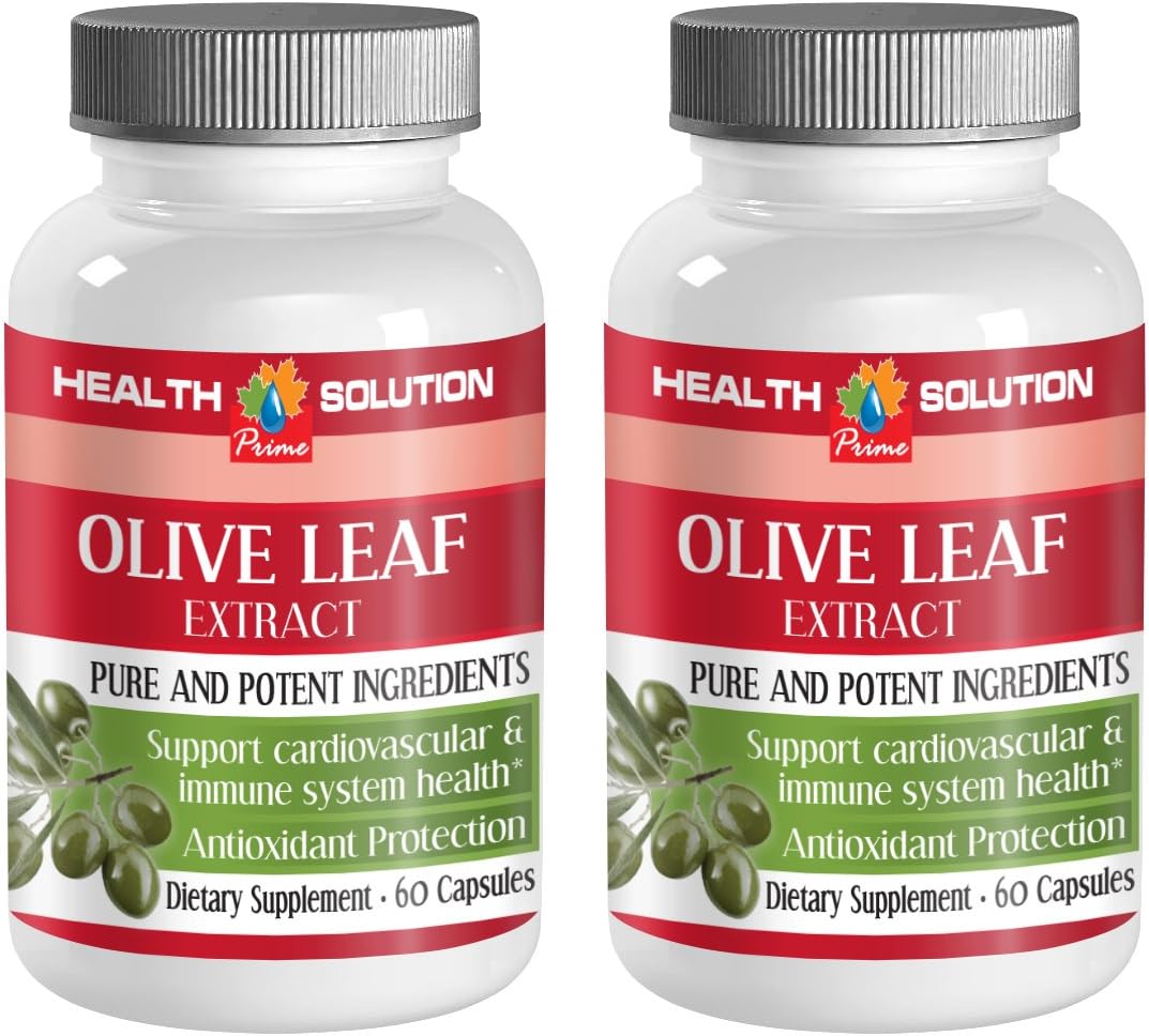 Immune Pills Olive Leaf Extract 500Mg, Pure and Potent