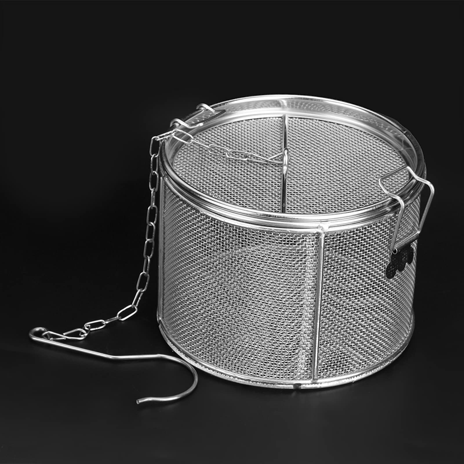 Sfera Per Spezie in Acciaio Inossidabile Infusore da Cucina per Tè, Cestello di separazione per spezie e condimenti Condimenti e Spezie – Colino con Gancio, Filtro per Cottura e Separazione Alimenti