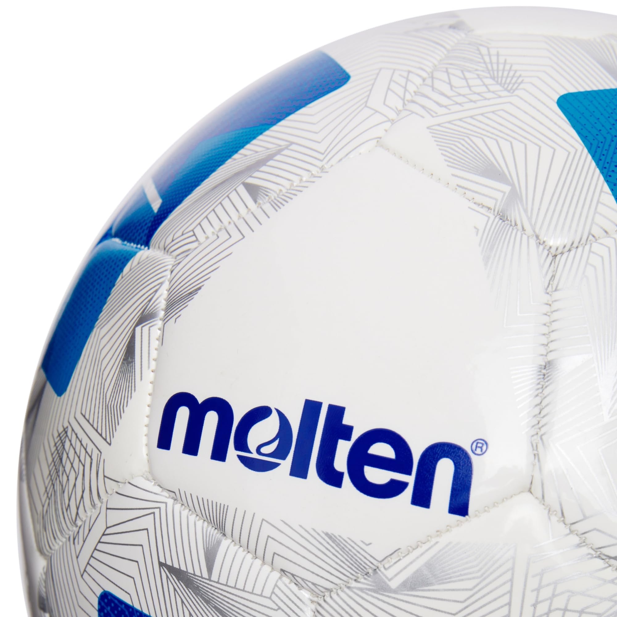 Molten Vantaggio 2000 - Pallone da calcio Soft Touch | Pallone da allenamento di alta qualità | Imbottitura spessa 6 mm in schiuma con aggiunta morbidezza | Godetevi la velocità | Pelle PU liscia |