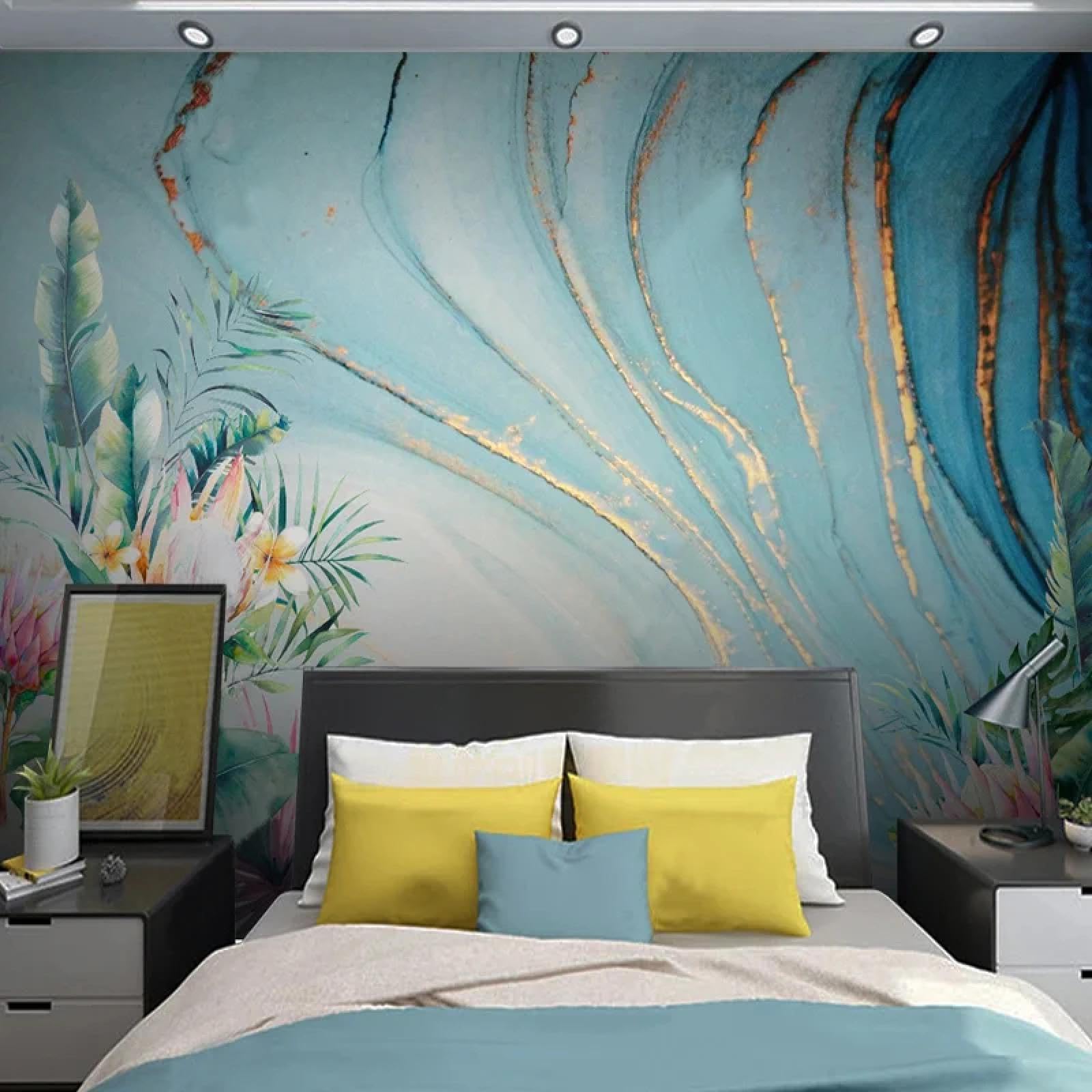 Papier peint autocollant 3D pour relooker un mur abîmé facilement