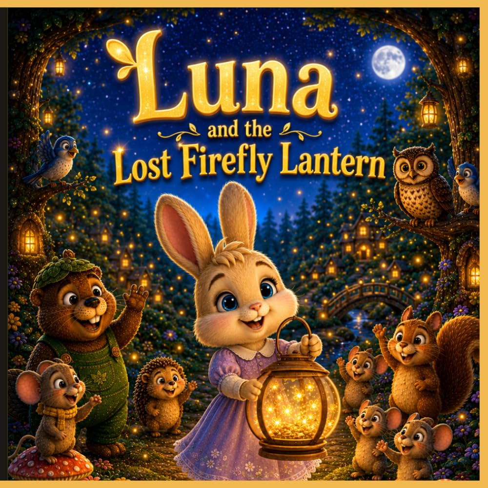 Luna and the Lost Firefly Lantern: A Magical Picture Book About Kindness, Friendship, and Courage: A Heartwarming Bedtime Story for Kids Ages 3–6 ... Others and Letting Your Inner Light Shine