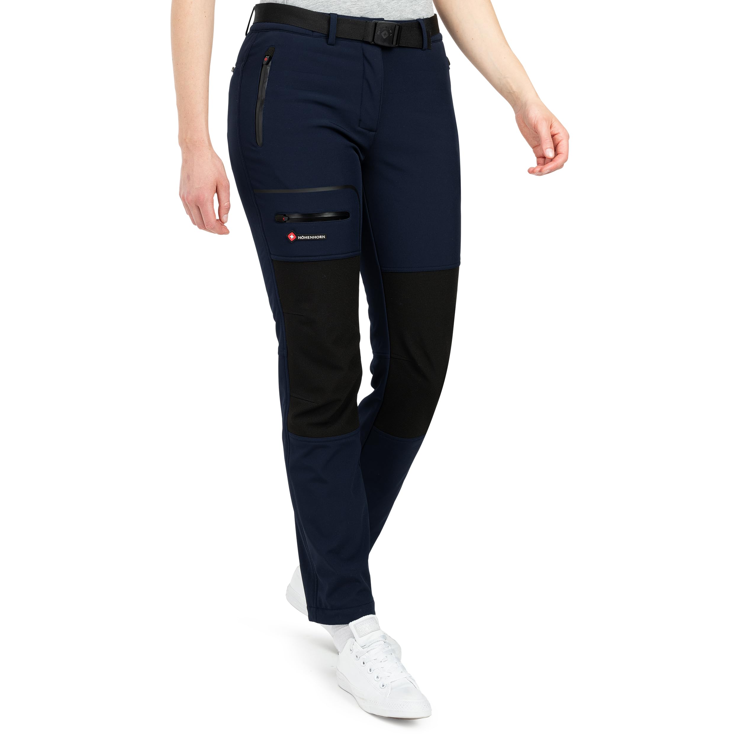 Höhenhorn Trekmaster Pantalon de randonnée softshell pour femme Pantalon d'hiver doublé Pantalon de snowboard