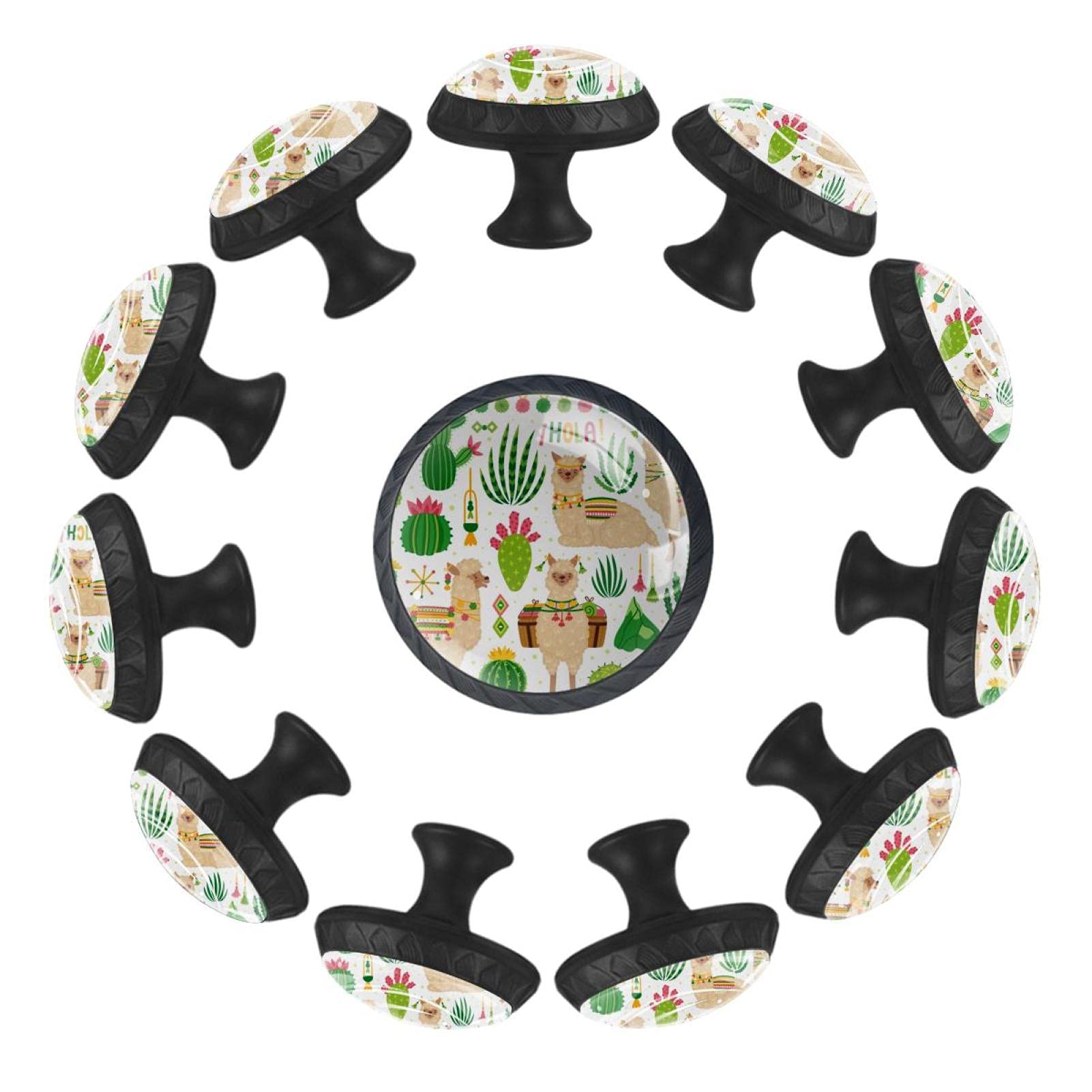 Boutons de tiroir ronds alpaga 35mm commode chambre salle de jeux x12