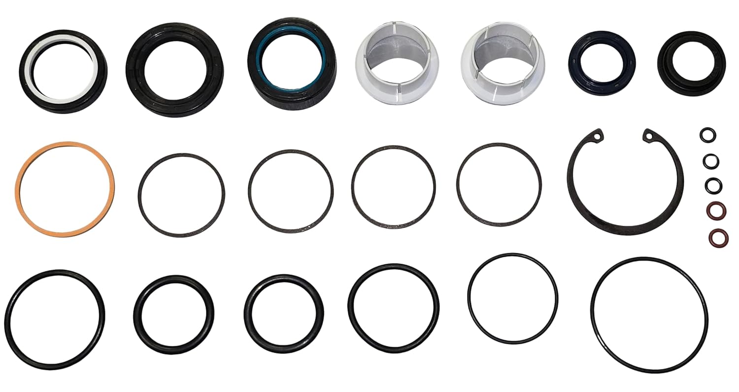 Power Steering Seals - Precision Fit Power Steering Rack and Pinion Seal Kit | O-Ring and Sealing Kit for Volvo S60 S80 V70 2000-2005 | Complete Steering Parts Seal Replacement