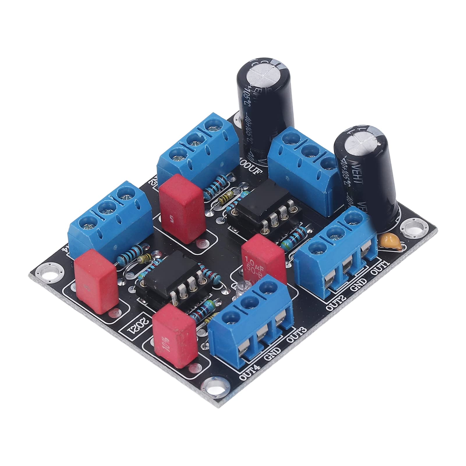 CHICIRIS Driver Chip -Board NE5532 Modulo Amplificatore per Prestazioni per Rafforzamento Ad Alta Prestazione, Adatto per L'alimentazione DC12V 15V, Adatto