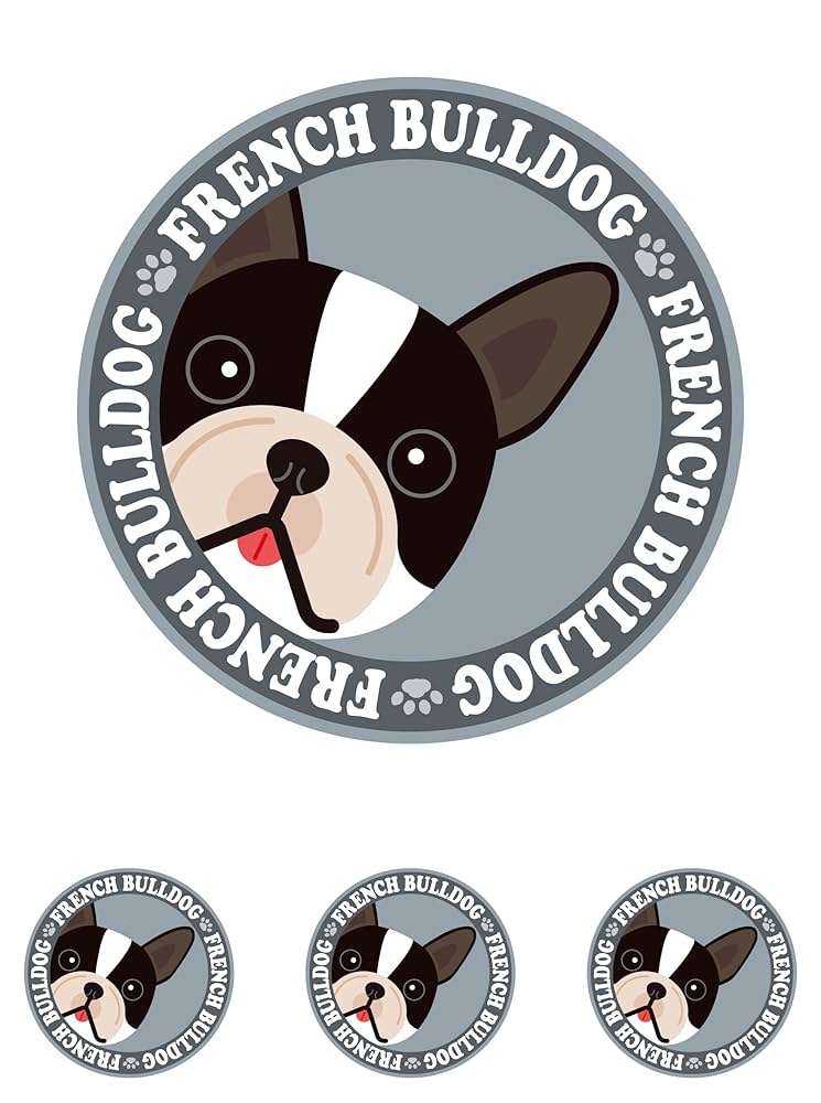 Amazon.co.jp: 見つめる フレンチ ブルドッグ パイド ［白黒