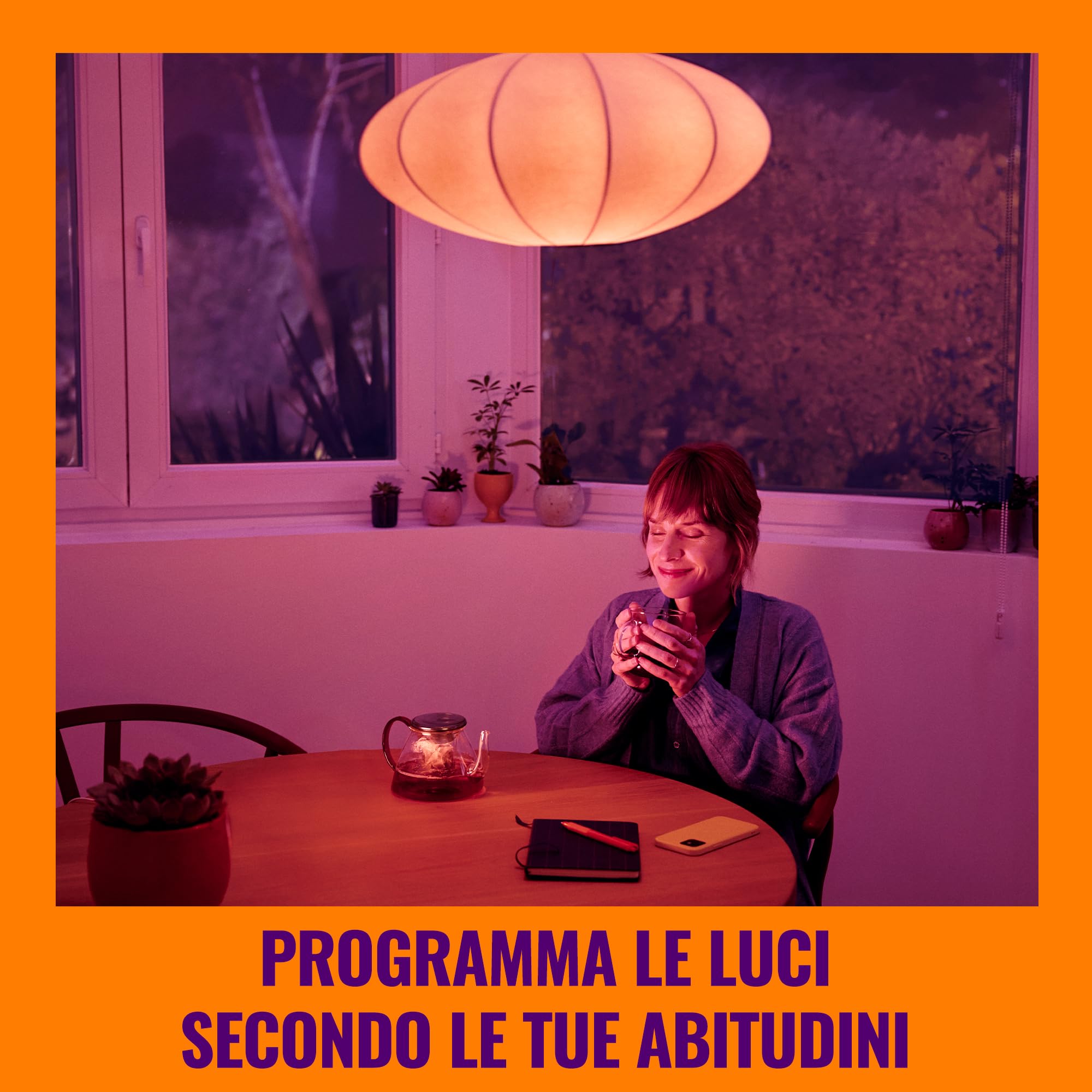 WiZ Lampadina Smart LED A60, a colori e bianco Regolabile, attacco E27, equivalente 60 W, 806 lumen, intensità regolabile, compatibile con Alexa, Google Assistant e Apple Home, conf. da 4