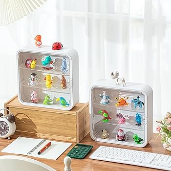 アクリル製 3段コレクションケース　透明 2個セット アクリル3段ケースA / クリア /コレクションケース/フィギュア