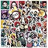 50PCS Demon Anime Slayer Stickers Pack Manga Character Sticker for Water Bottle Laptop Skateboard Journal, Waterproof Vinyl Cool Decals for Teens Adults Party Supplies