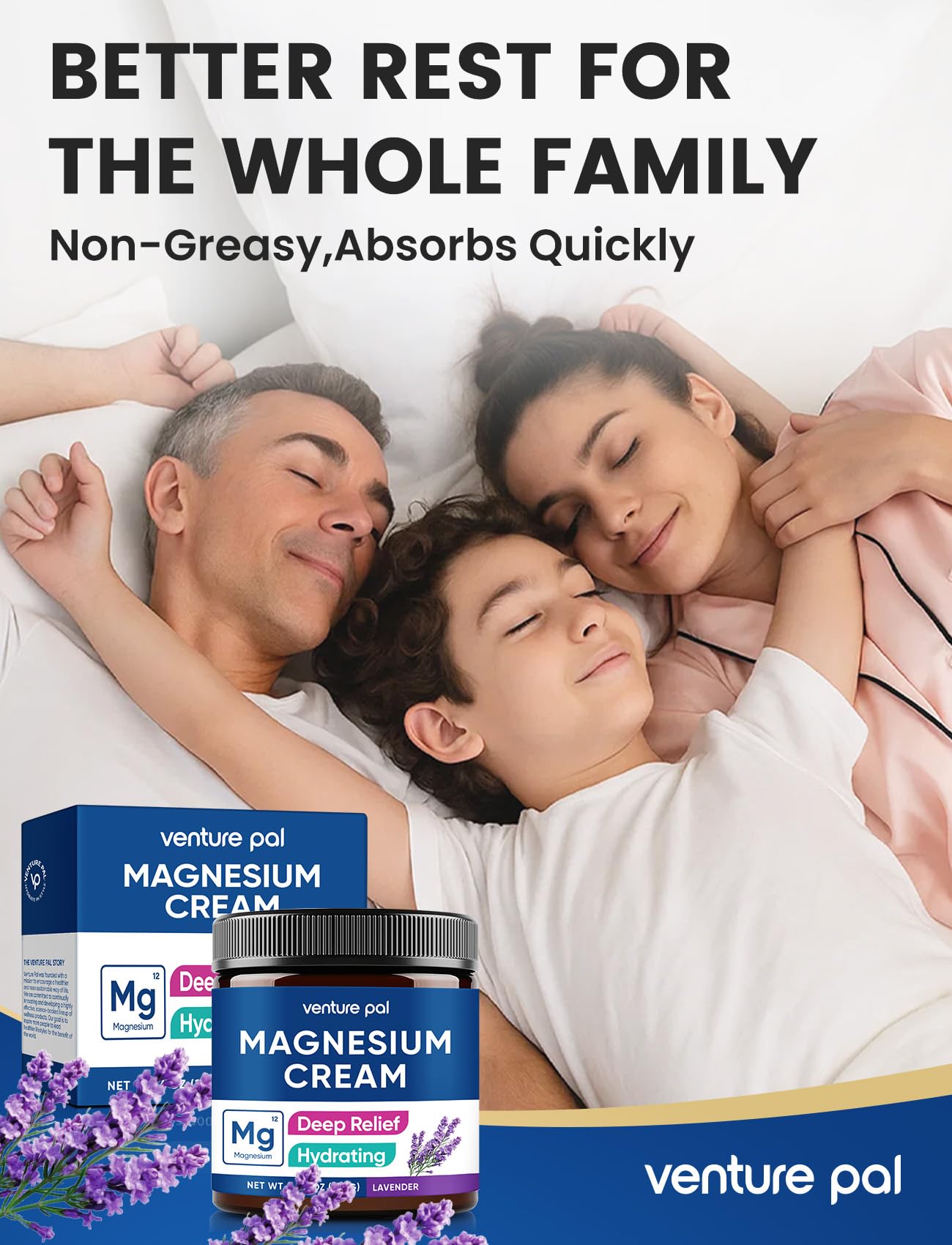 Venture Pal Topical Magnesium Cream, Highly Concentrated Magnesium Lotion — Amazon image 2