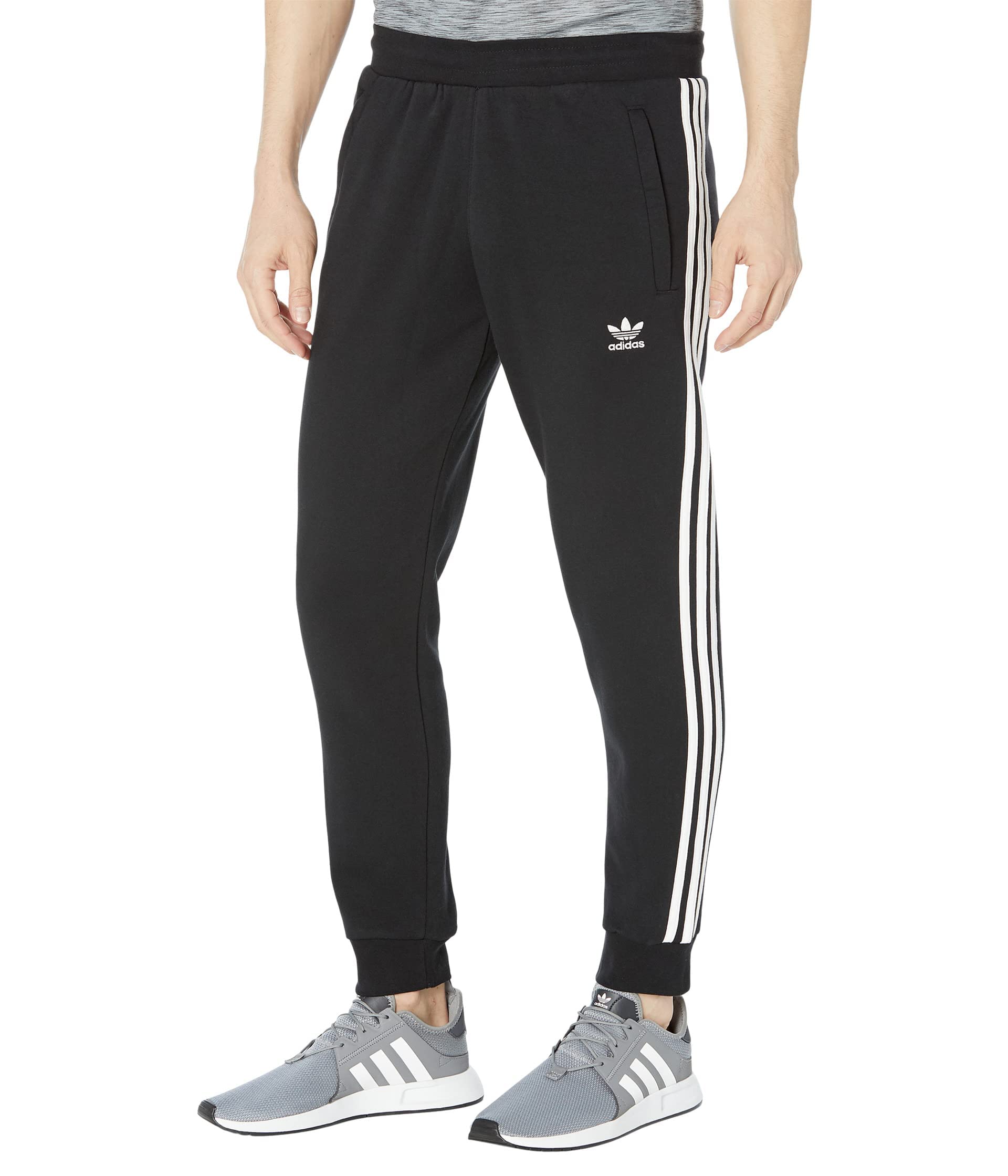 Adidas Originals Men's Black Adicolor Classics 3-Stripes Pants, Medium