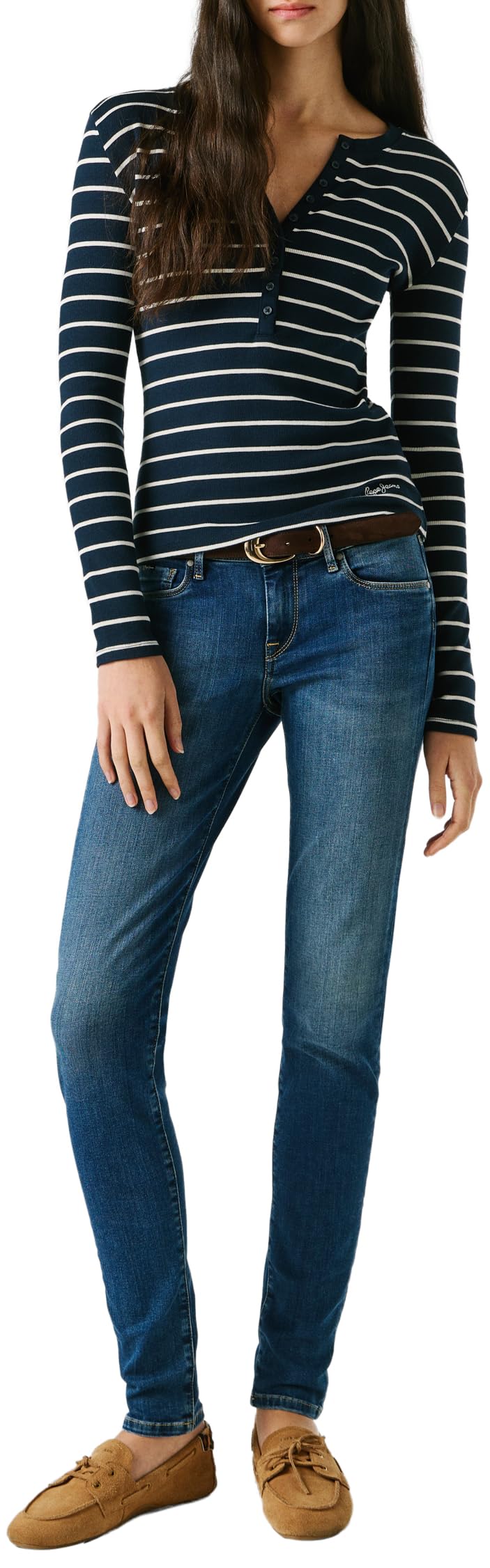 Pepe Jeans Soho, Jeans Mujer, Azul (Denim-z63), 26W / 32L