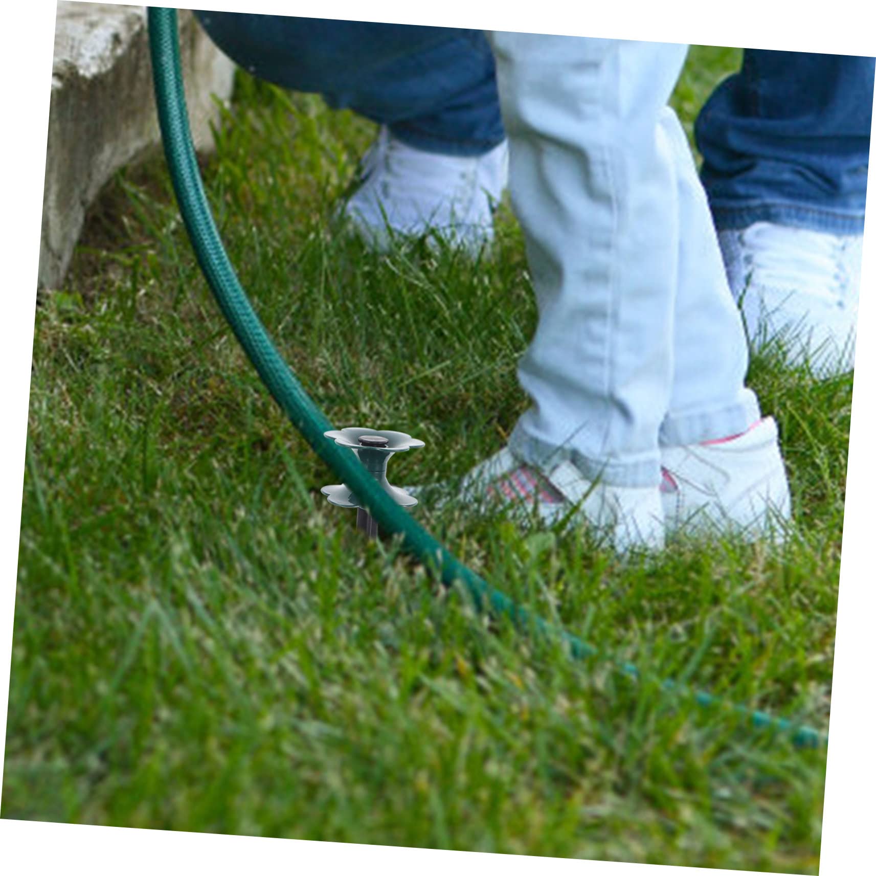 Milisten 5 Stück Schlauchführungsspitzen Aus Pp Kunststoff Gartenschlauch Halter Wasserleitspitzen Für Garten Rasen Baumgruppen Bodenstabil Installieren