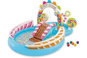 Candy Zone Splash Runner Motorized Inflatable Swimming Pool Lounger