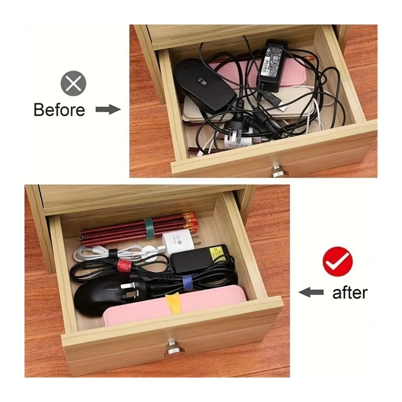 Self Adhesive Reusable Hook And Loop Cable Ties