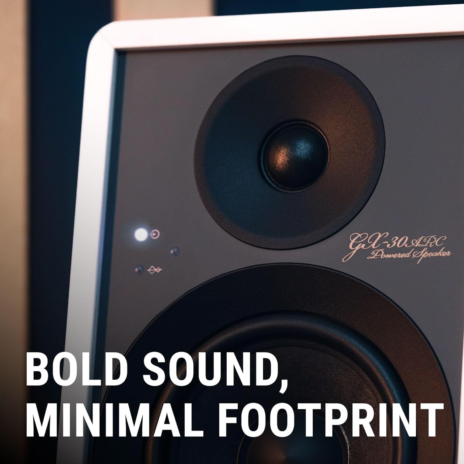 Onkyo Creator Series GX-30ARC Aktivlautsprecher, schwarz – 4" Tieftöner, HDMI ARC, USB/C, Line/Phono, optische Anschlüsse, Bluetooth 5.3 Audio-Konnektivität