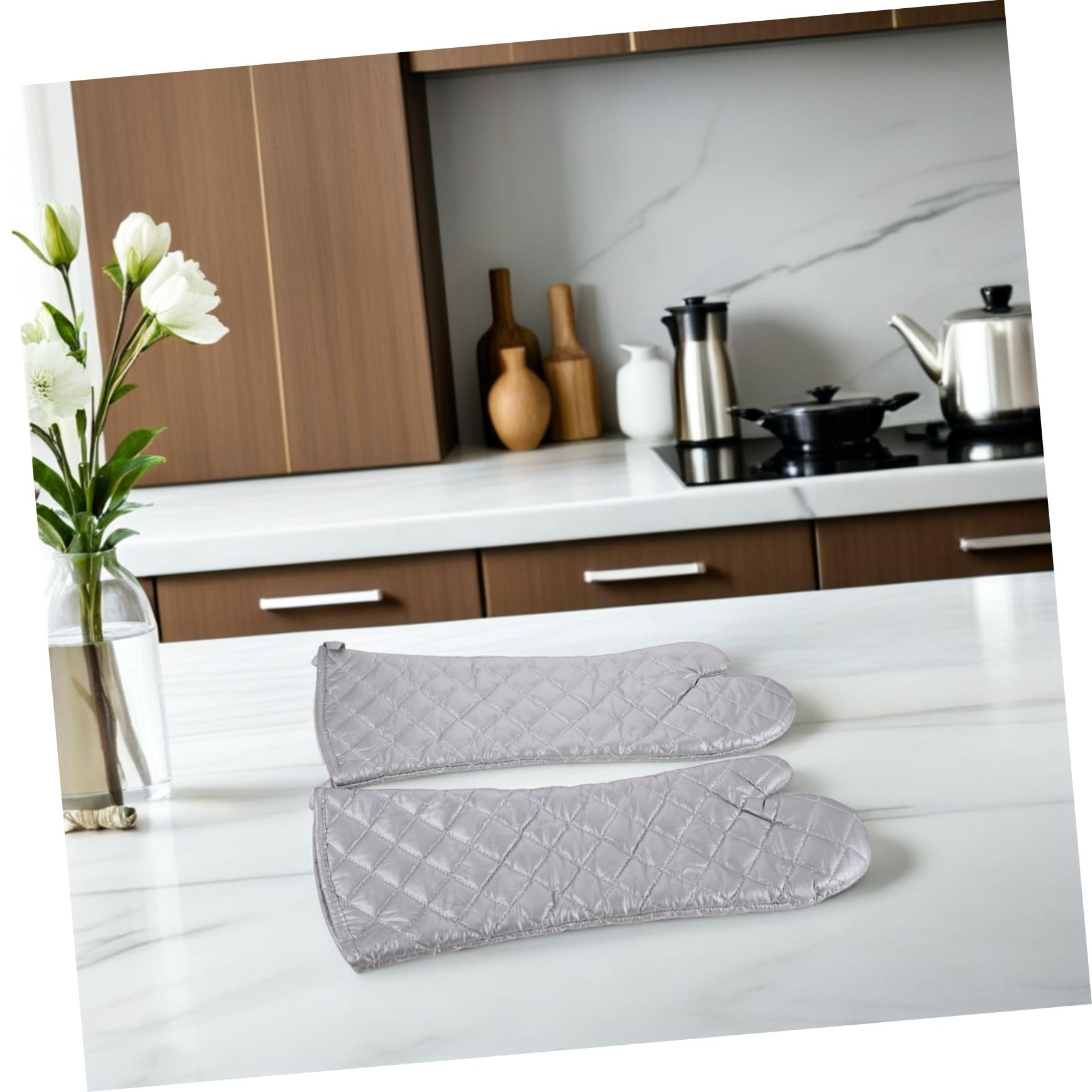 Alipis Guantes para Hornear Guantes De Cocina Resistentes Al Calor