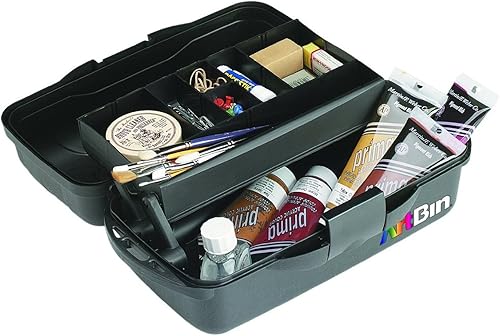 ArtBin Essentials - Caja de 1 bandeja y 1 bandeja