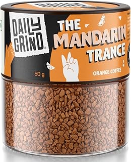 DAILYGRIND Orange Flavour Instant Coffee Powder 50g | Freeze-Dried Pure Arabica Coffee Granules | Perfect for Mochas, Espr Price In India