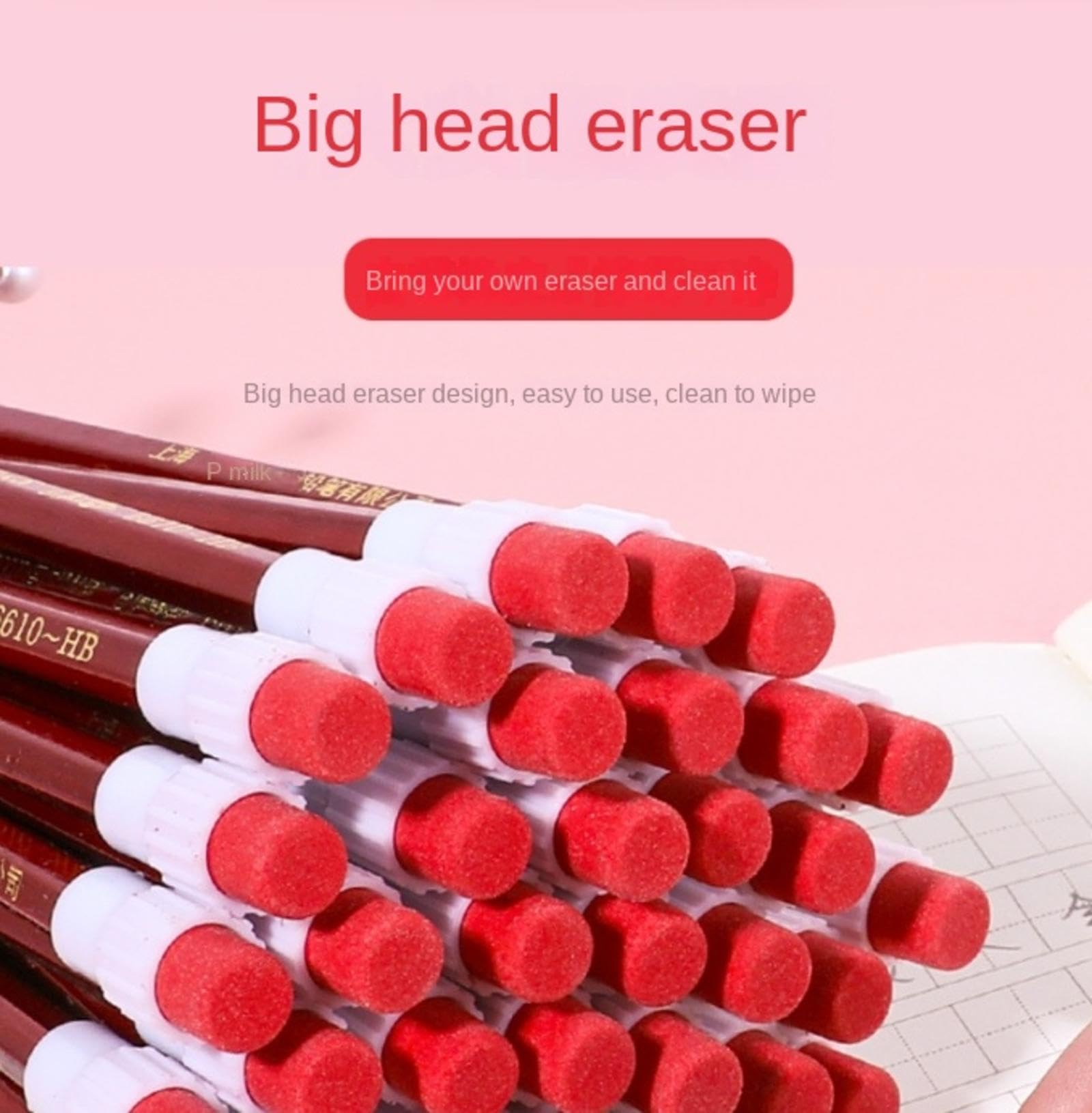 Amazon.com : KAYNO Red Rod pencil with eraser China