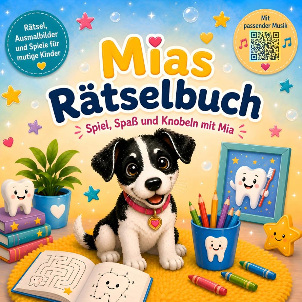 Mias Rätselbuch: Spiel, Spaß und Knobeln mit Mia (Mias Zähne)