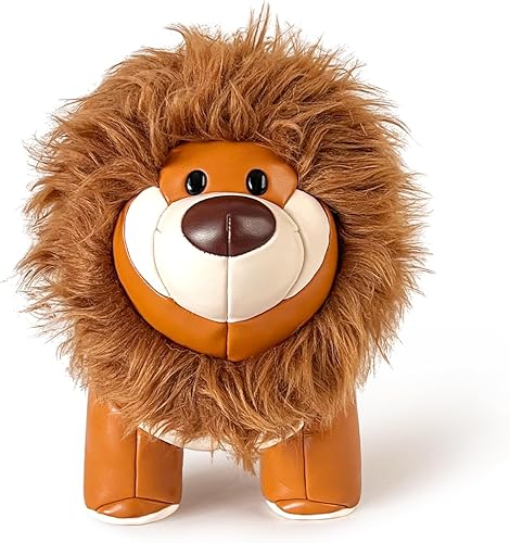 CUP MYSTERY Juguete de peluche de león (10 pulgadas), regalo de cumpleaños, lindo león suave decoración