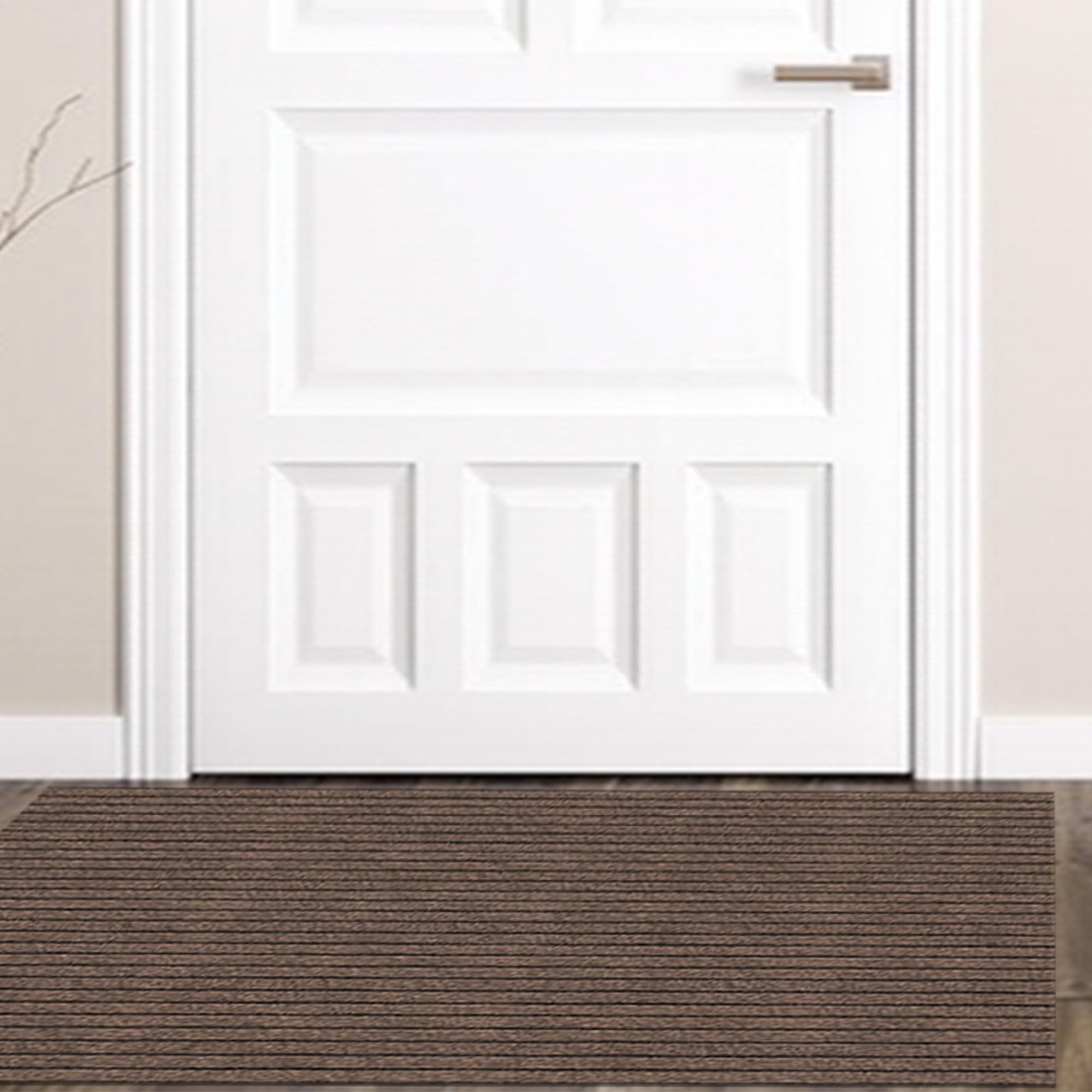 Paillasson extérieur et intérieur brun 40x150 cm idéal pour la cuisine