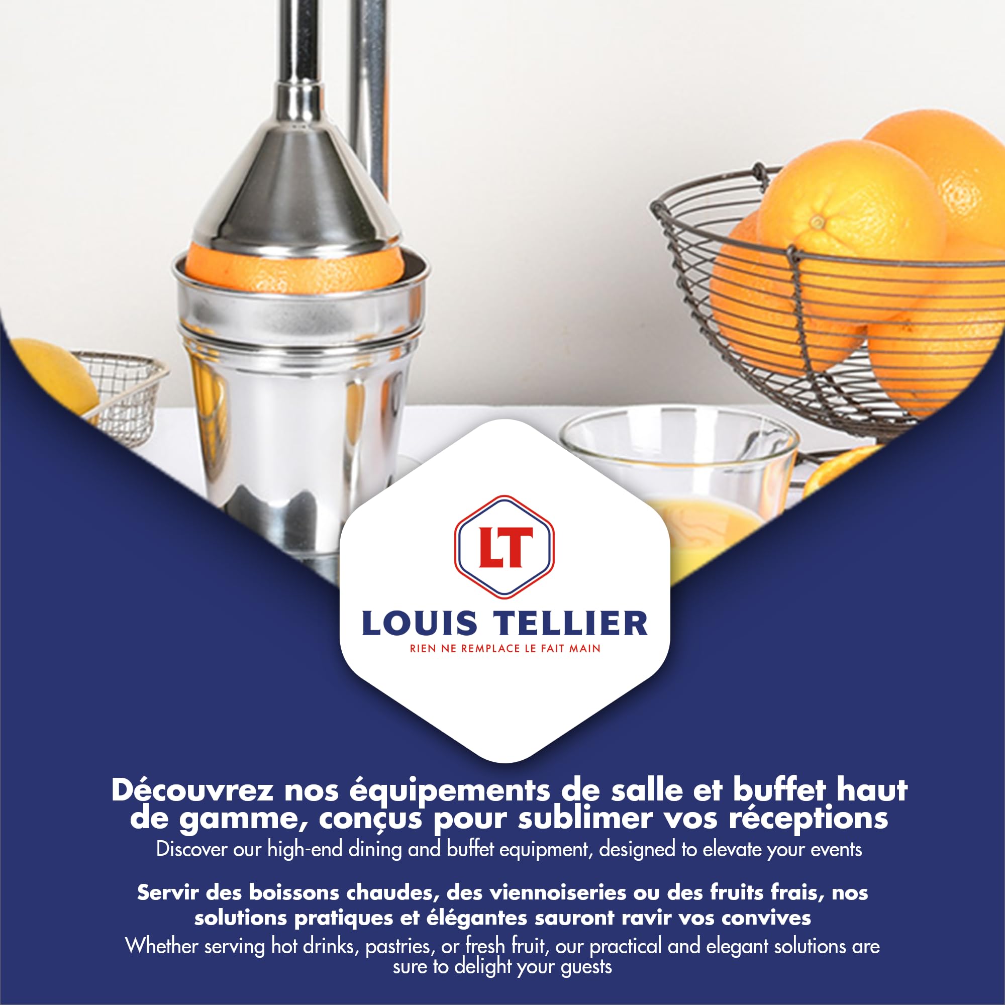 Louis Tellier Coupe-Pain avec Socle en Bois – Lame Droite 25 cm – Tranche-Pain Manuel – Découpe Rapide et Précise – Ergonomique et Sécurisé