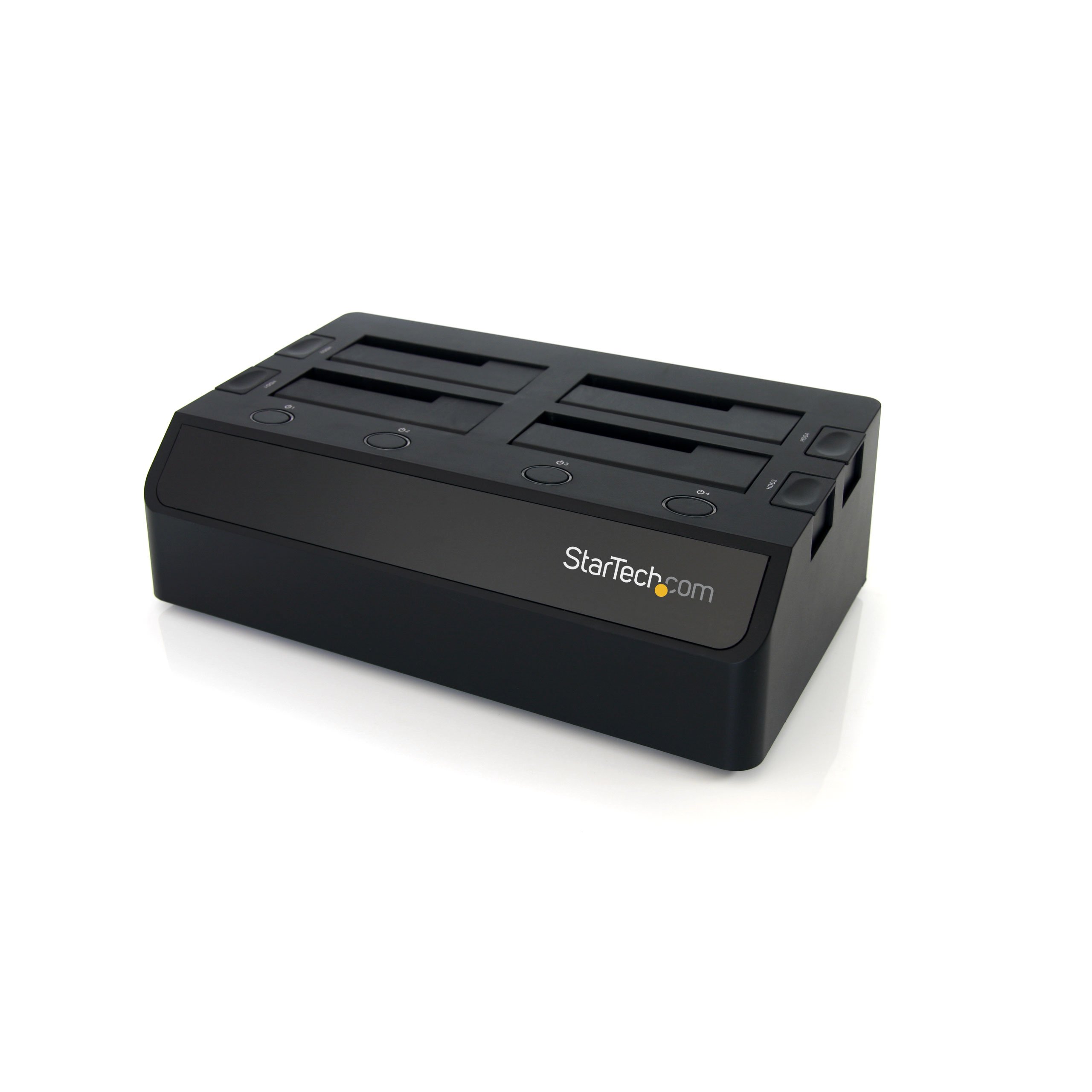 StarTech.Com SATDOCK4U3 4-Bay USB 3.0 auf SATA 6,4 cm (2,5 Zoll)/8,9 cm (3,5 Zoll) Festplatte Dockingstation