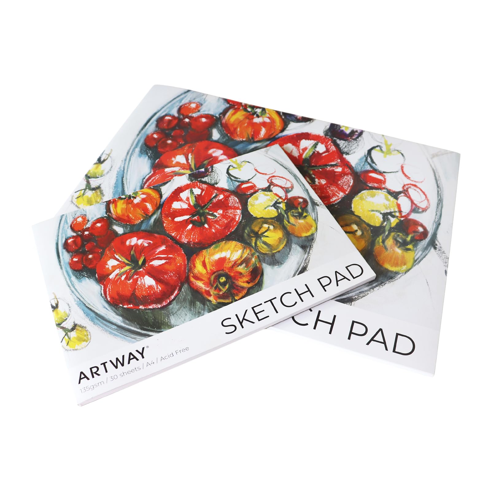 Artway A3 Skizzenblock, 135g/m² Zeichenpapier, 5er-Pack