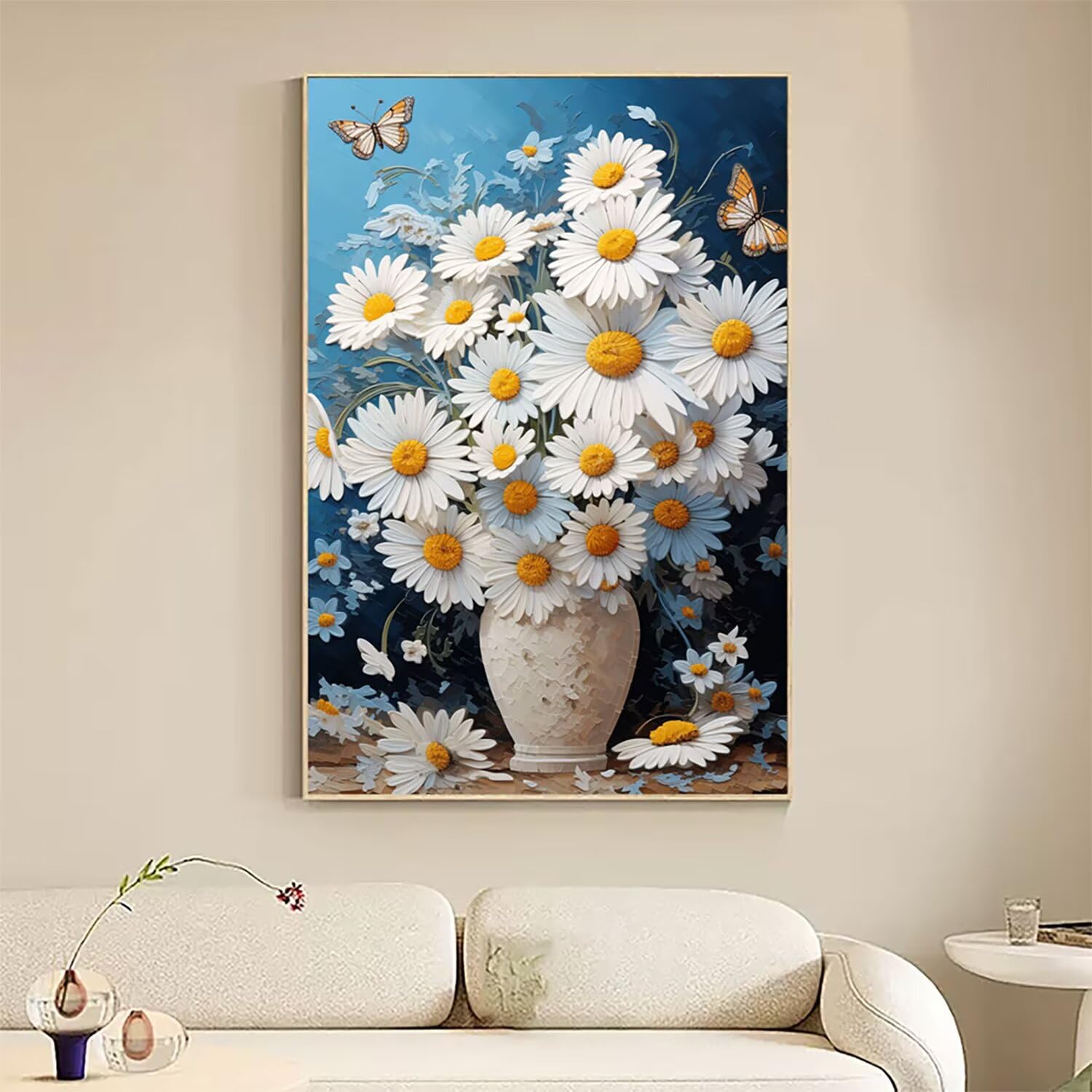 Diament Malarstwo Kwiat, DIY Motyl Diament Malarstwo Dla Dorosłych, Diamentowe Malarstwo Ręczna aktywność Zestaw dla dorosłych, DIY Diament Haft Ścieg krzyżykowy Kryształ Sztuka do Wystrój domu