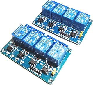 Huayao 2pcs 4 Channel DC 5V Relay Module with Optocoupler for UNO R3 MEGA 2560 1280 DSP ARM PIC AVR STM32 Raspberry Pi