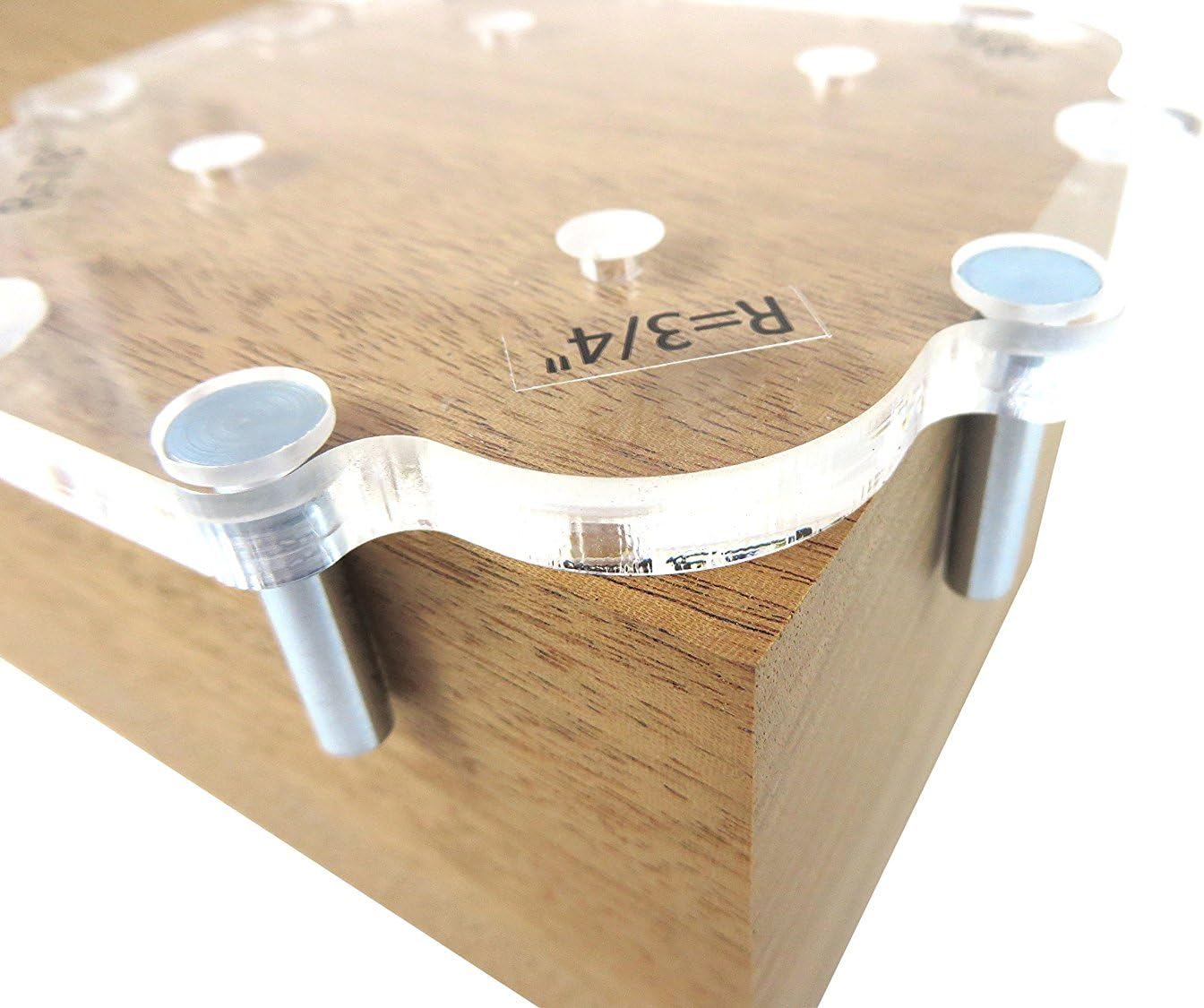 Radius Jig Woodwork Router Corner Radi Template Router Table Corner