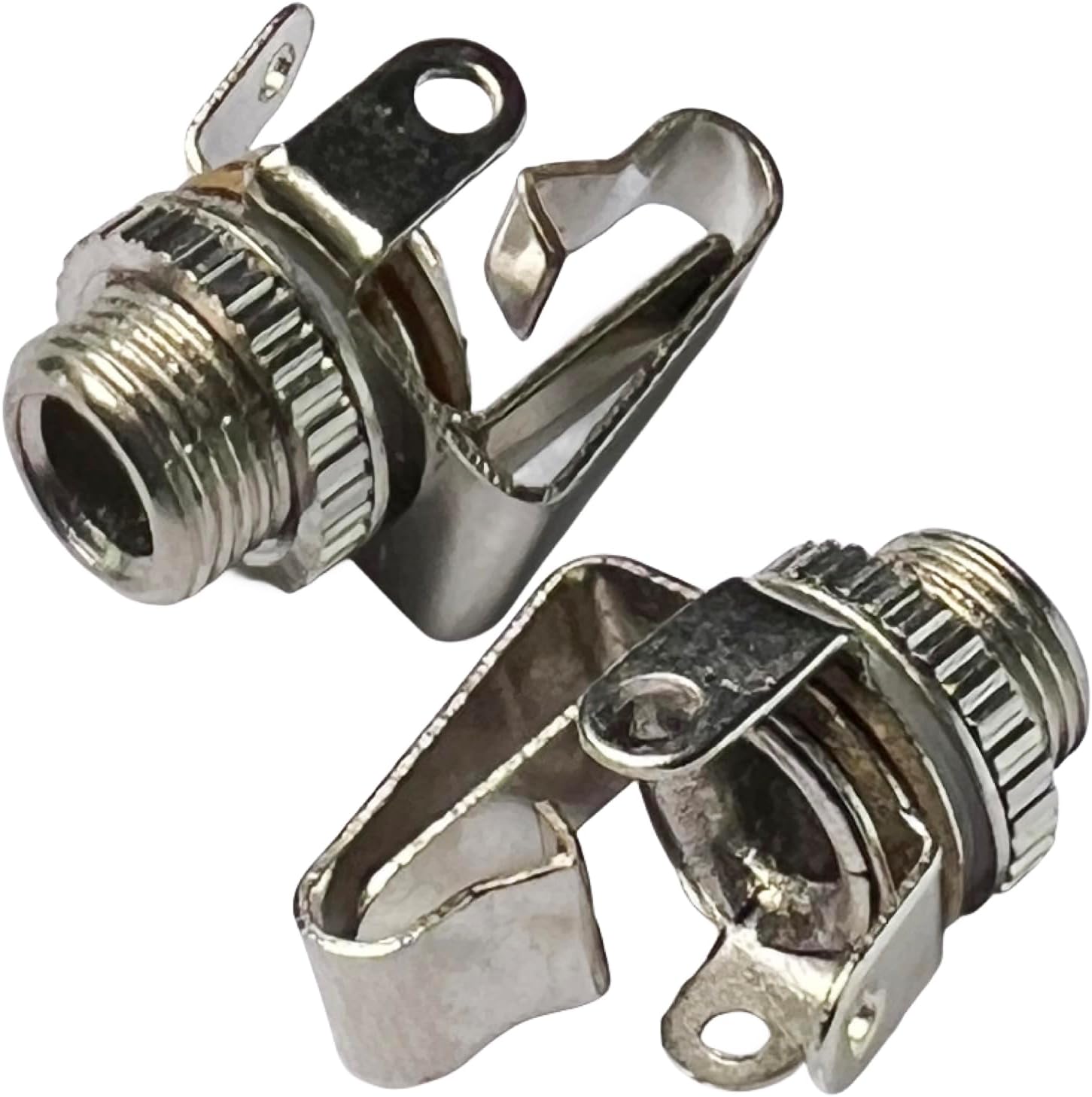 CESS 1/8" 3.5mm Mono TS Female Jack Socket with Switch Panel Mount (10 Pack)