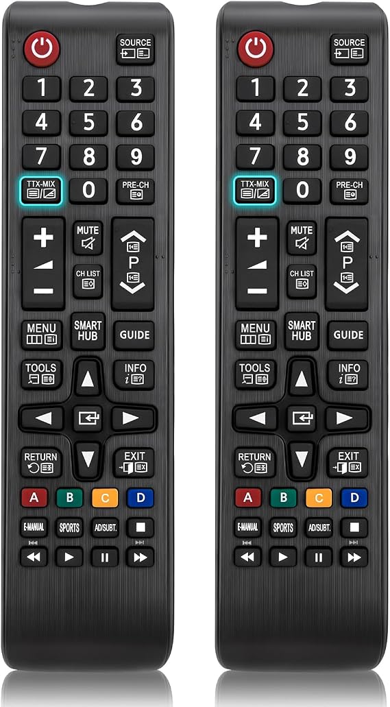(Pack of 2) Universal Remote Control for Samsung TV Remote Replacement ...