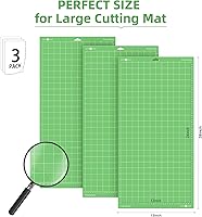 Vista 38 de HTVRONT Alfombrilla de corte de agarre estándar, paquete de 6 alfombrillas de corte de 12 x 12 pulgadas, compatibles con Cricut Maker 3/Maker
