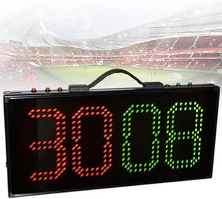 Portable LED Football Replacement Boards for Double Sided Use Football Games, Football Referee Replacement Boards, Electronic Replacement Boards